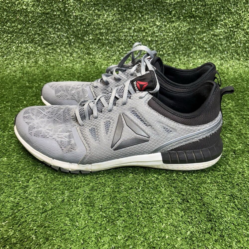 Reebok ZPrint 3D Men's Gray Athletic Running Sneakers Shoes Size 10.5 AR0396